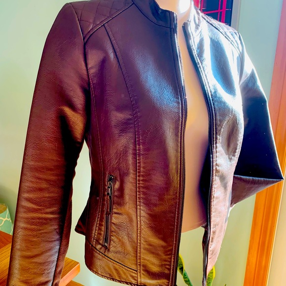 G. H. Bass & Co Faux Leather Moto Jacket - Picture 7 of 16